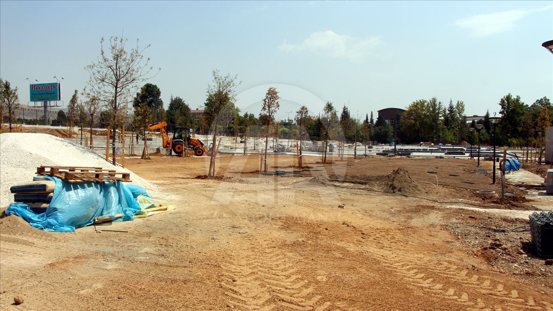 Bombalanan emniyet binası "millet bahçesi"ne dönüşüyor