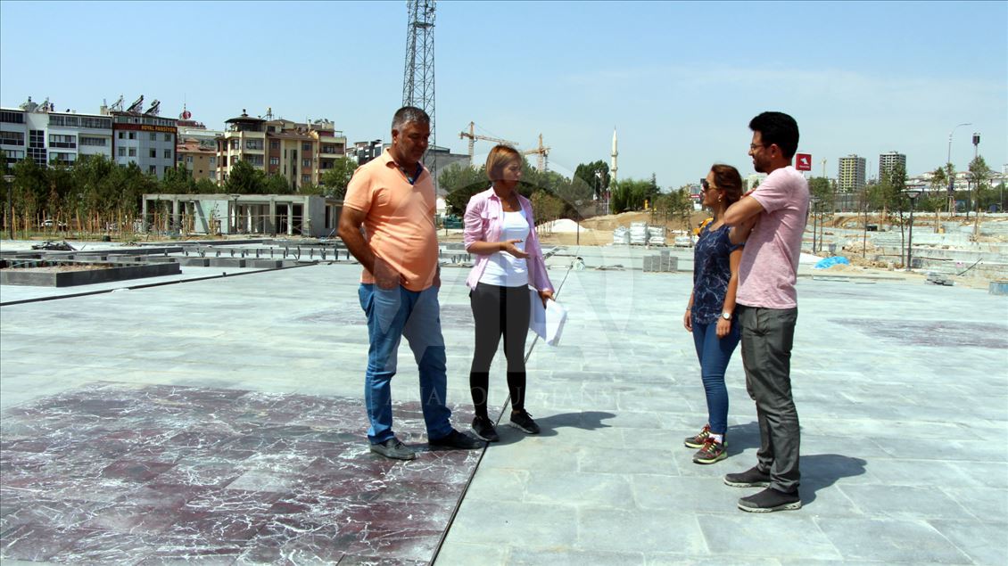 Bombalanan emniyet binası "millet bahçesi"ne dönüşüyor