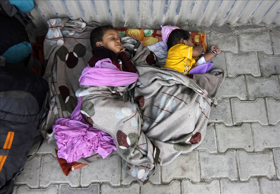 Imágenes del toque de queda en Cachemira