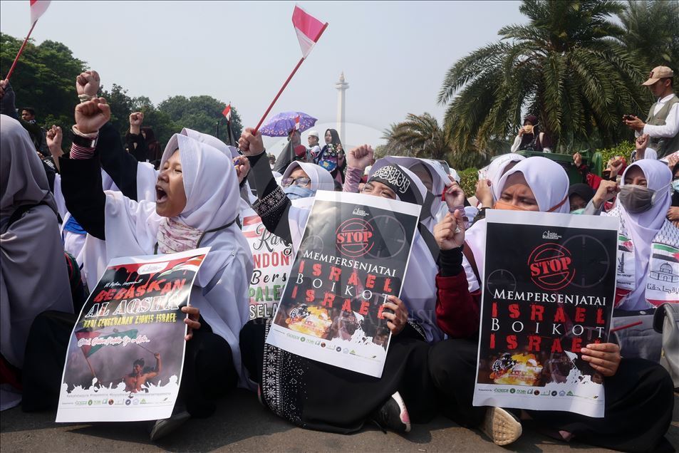 Aksi solidaritas bela Palestina, Masjid al-Aqsa