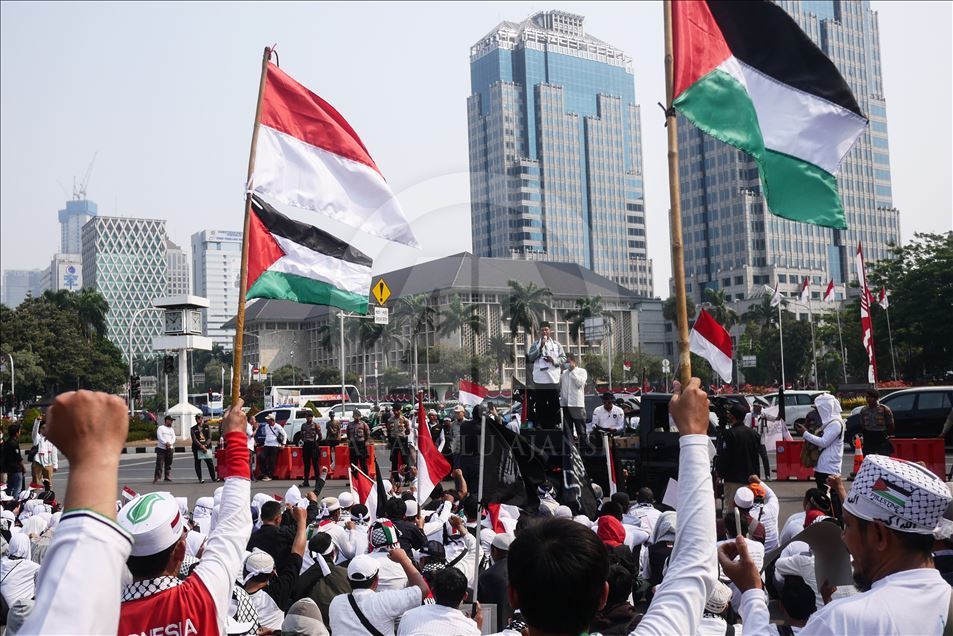 Aksi solidaritas bela Palestina, Masjid al-Aqsa