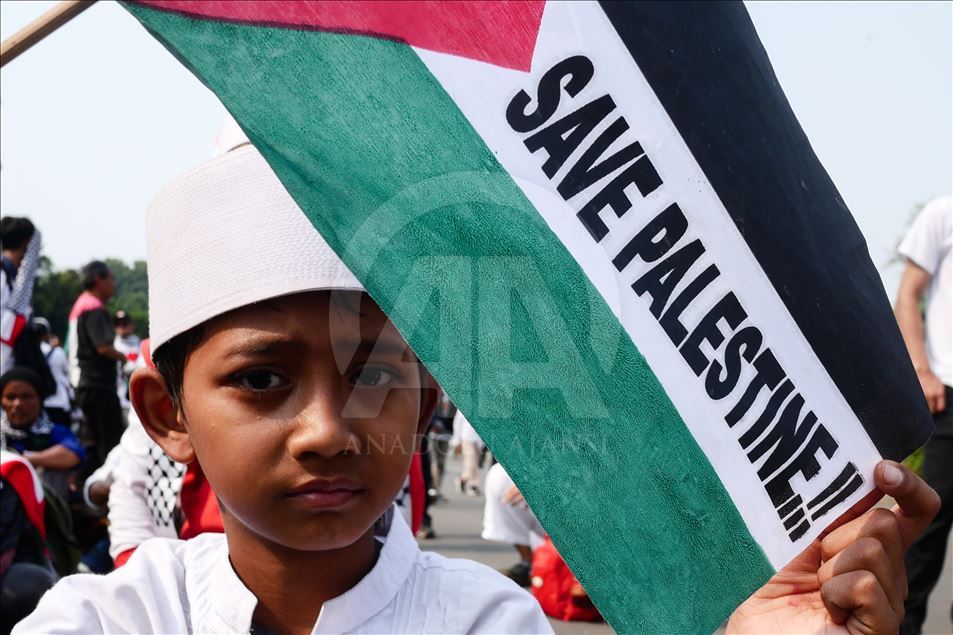 Aksi Solidaritas Bela Palestina, Masjid Al-Aqsa - Anadolu Agency