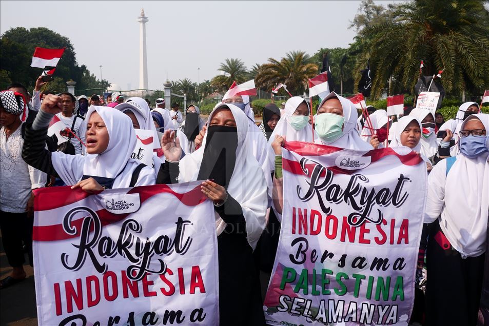 Aksi solidaritas bela Palestina, Masjid al-Aqsa