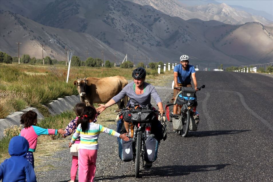 Ciclistas viajeros por el mundo están listos para viajar por Turquía