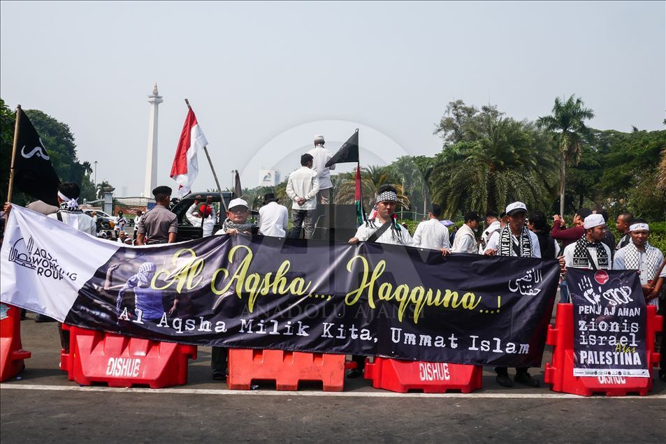 Aksi solidaritas bela Palestina, Masjid al-Aqsa