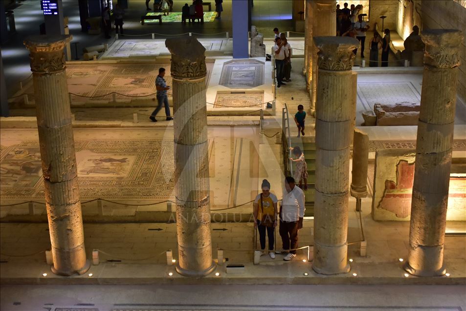 Zeugma Mozaik Müzesi'ne ziyaretçi ilgisi