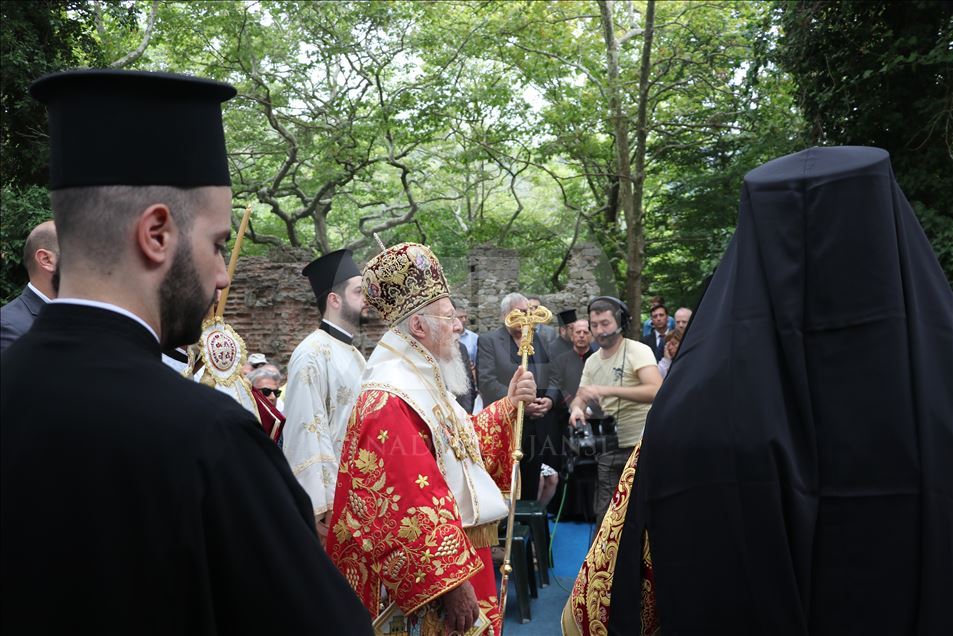 Mass held at Kirazli Monastery in Turkey