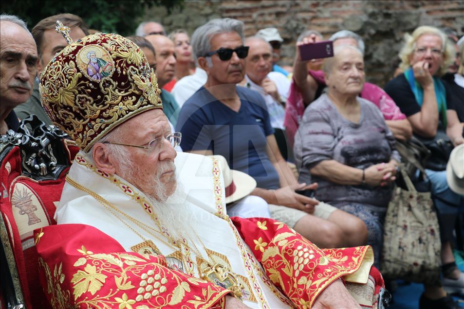 Mass held at Kirazli Monastery in Turkey