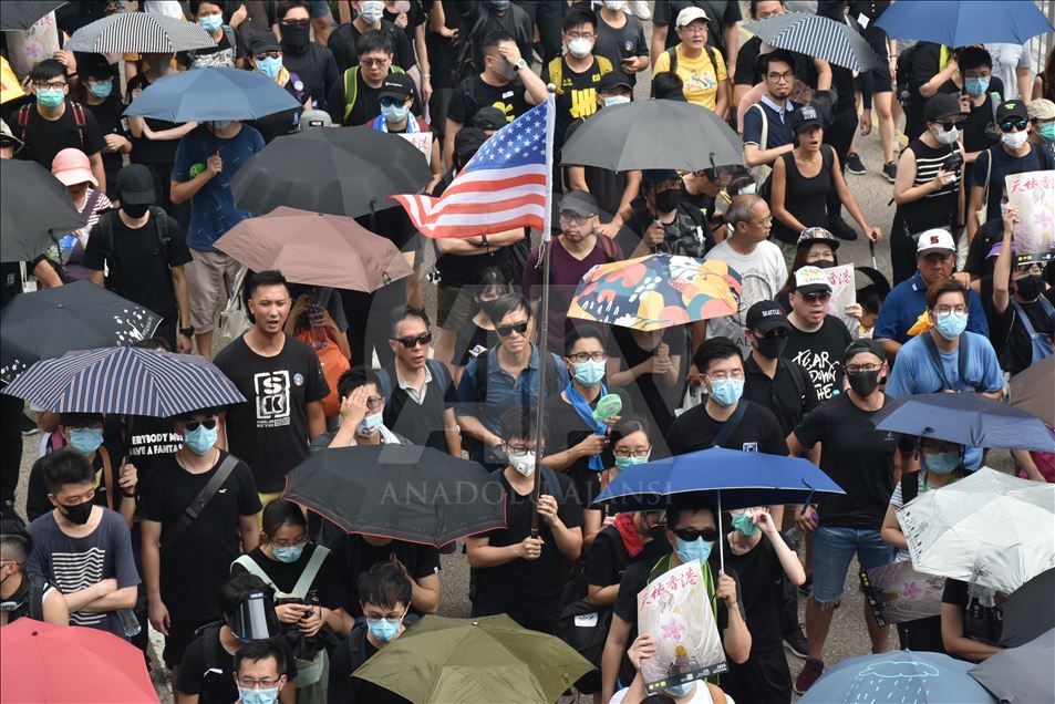 ادامه اعتراضات ضد چینی در هنگ کنگ