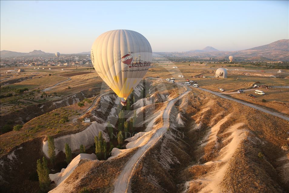 Dünyanın en gözde sıcak hava balon merkezi "Kapadokya"