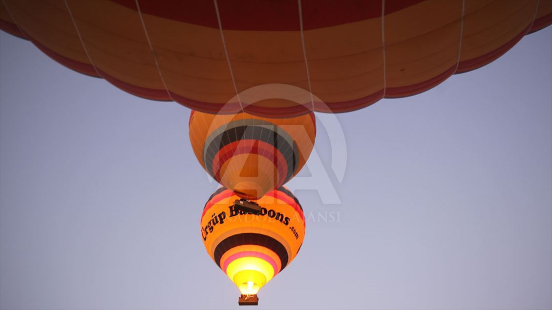 Dünyanın en gözde sıcak hava balon merkezi 'Kapadokya'