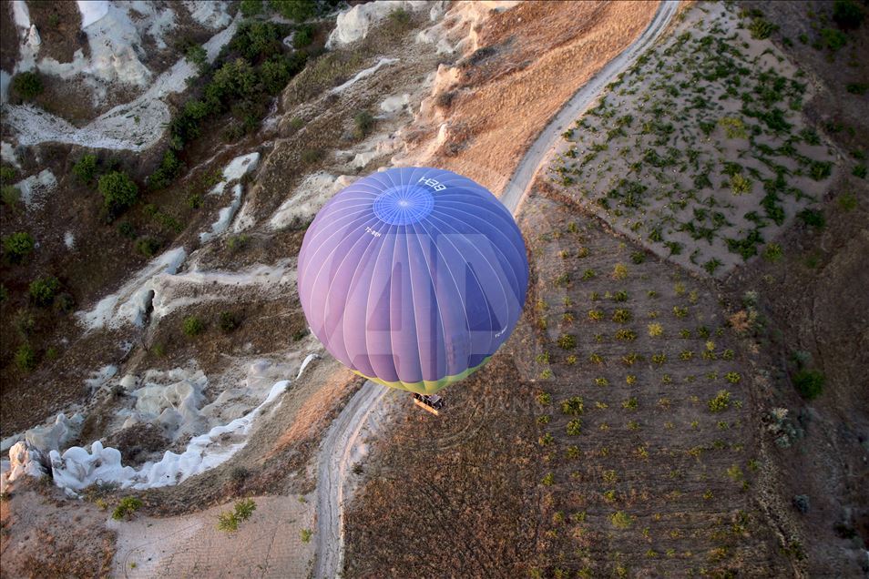 Dünyanın en gözde sıcak hava balon merkezi "Kapadokya"
