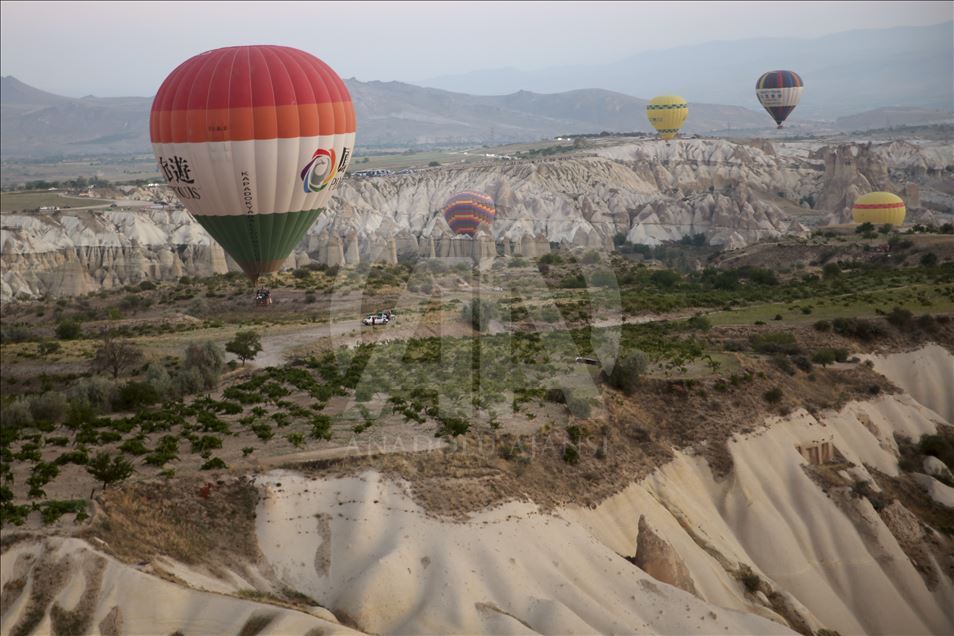 Dünyanın en gözde sıcak hava balon merkezi "Kapadokya"