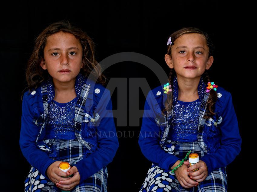 Vajzat në kampet e refugjatëve në Halep me stile të reja të flokëve