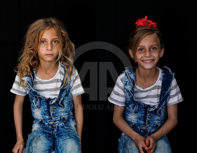 Vajzat në kampet e refugjatëve në Halep me stile të reja të flokëve