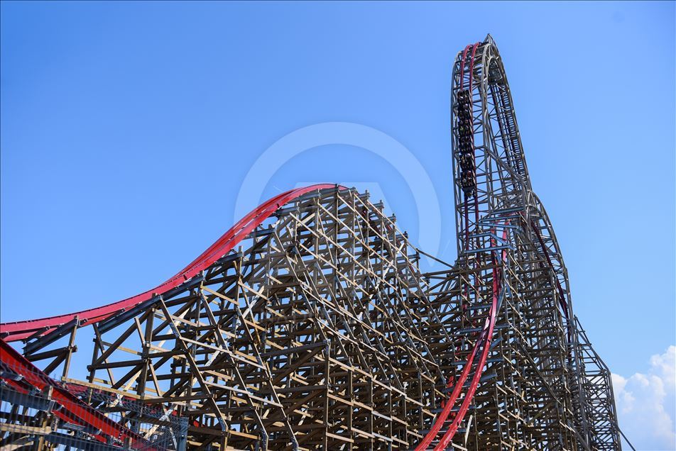 Zadra the world s tallest wooden roller coaster in Poland