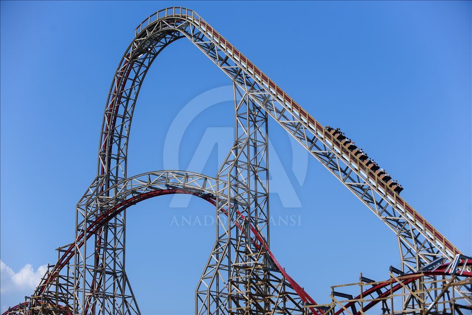Zadra, the world's tallest wooden roller coaster in Poland