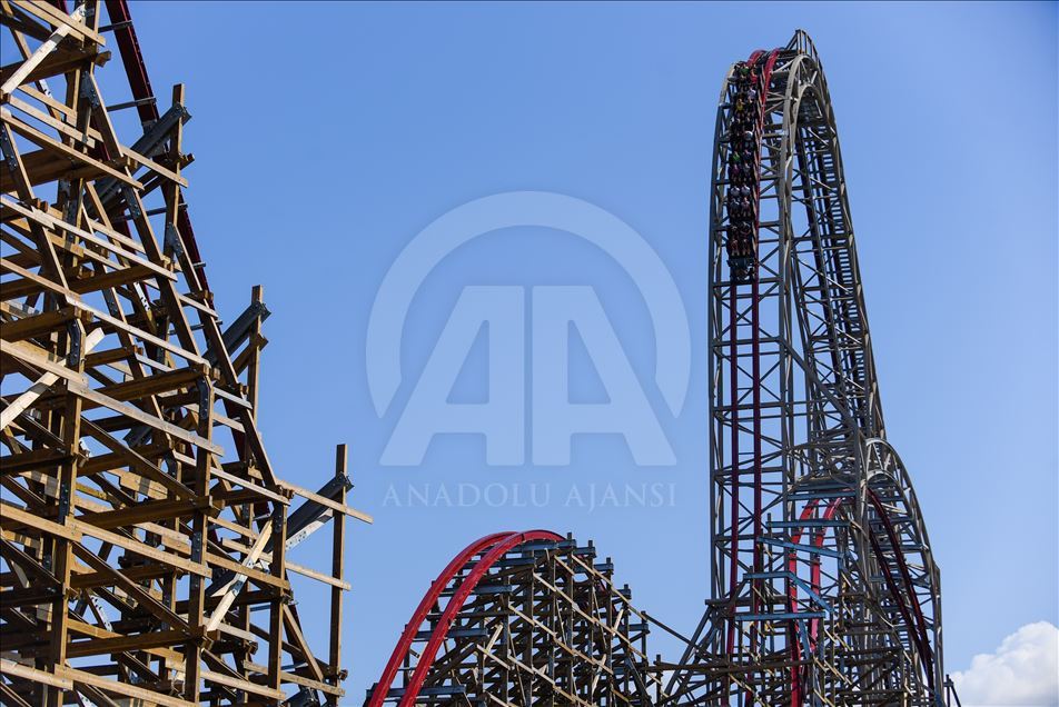 Zadra the world s tallest wooden roller coaster in Poland