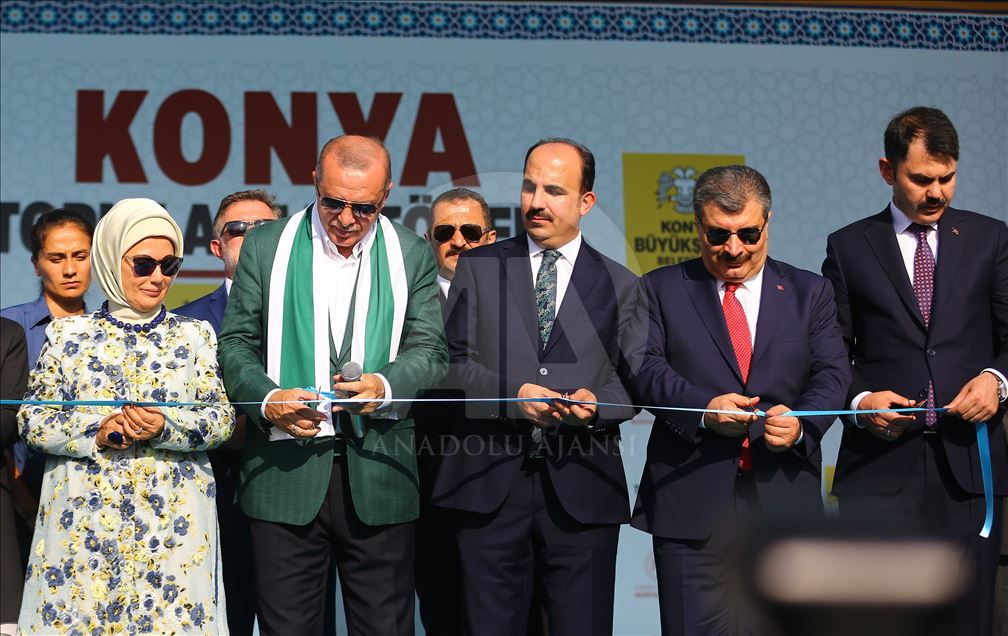 Cumhurbaşkanı Recep Tayyip Erdoğan, Konya'da