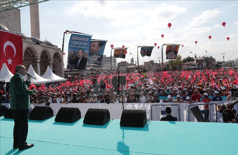 Cumhurbaşkanı Recep Tayyip Erdoğan, Konya'da