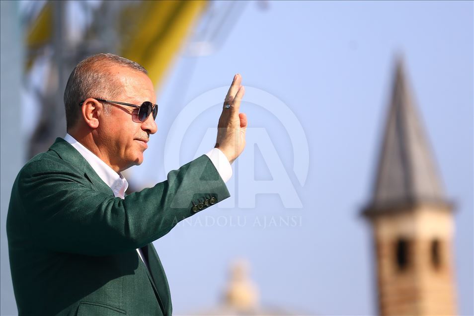 Cumhurbaşkanı Recep Tayyip Erdoğan, Konya'da