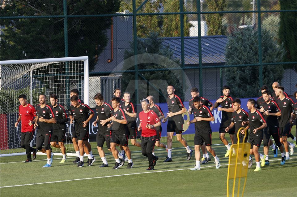 Latihan Tim Nasional Sepak Bola Turki