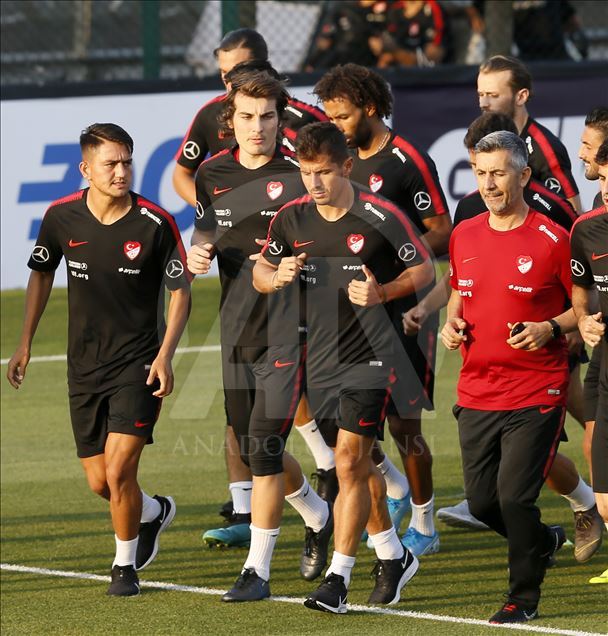 Latihan Tim Nasional Sepak Bola Turki