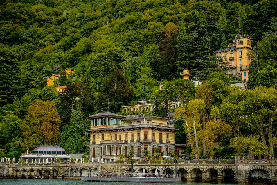 El Lago Como en la región italiana de Lombardía