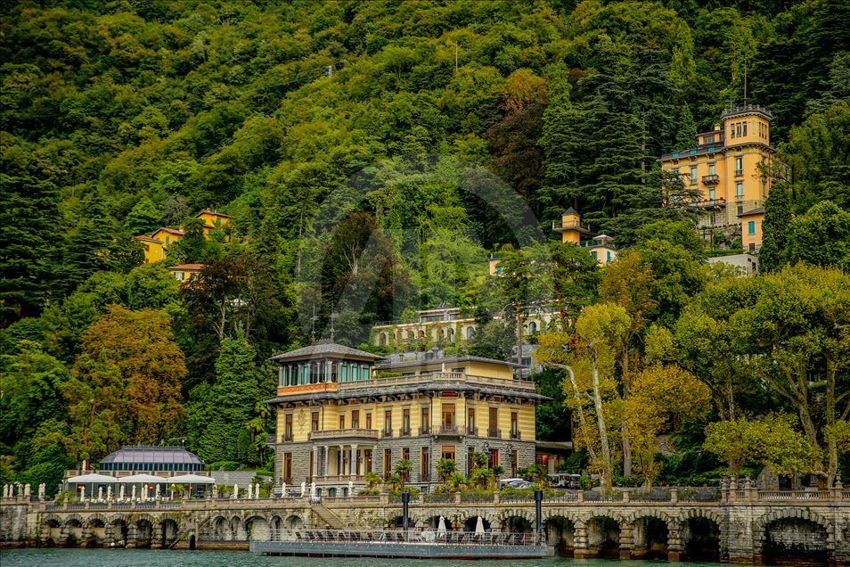 Como lake in Italy's Lombardy region
