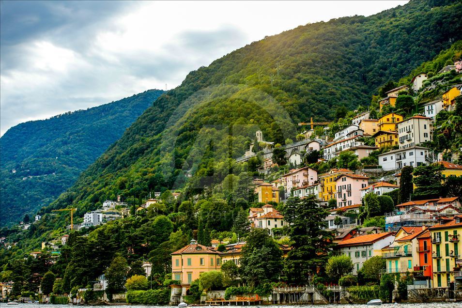 Como lake in Italy's Lombardy region