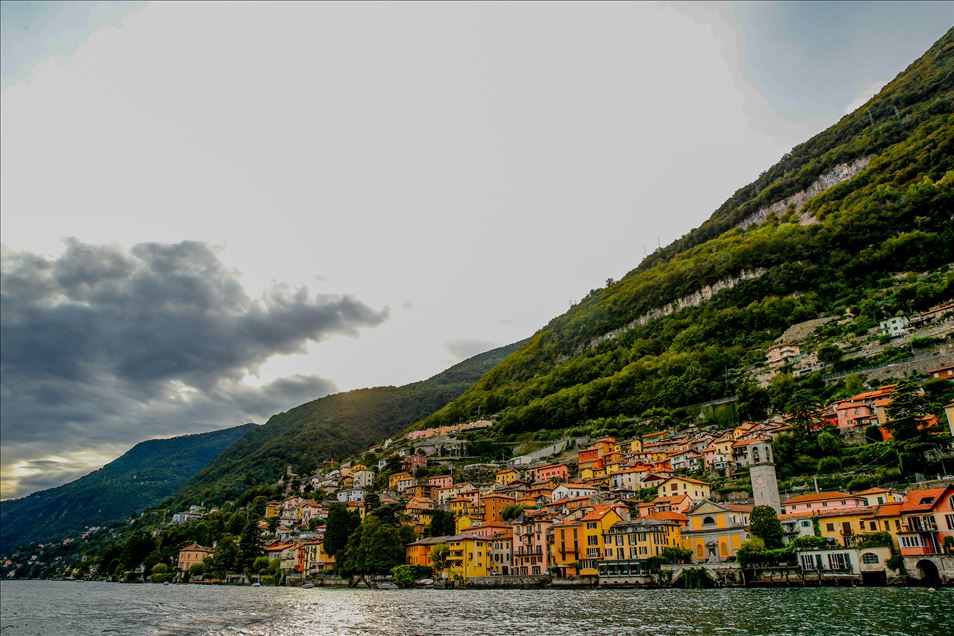 El Lago Como en la región italiana de Lombardía