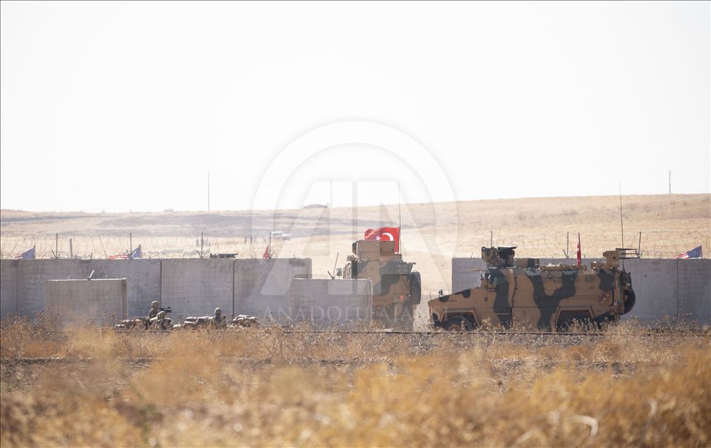 نخستین گشتزنی زمینی ترکیه و آمریکا در شرق فرات آغاز شد