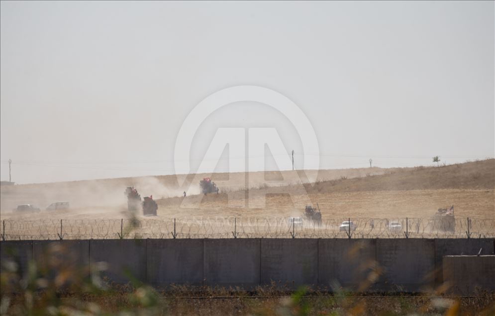 نخستین گشتزنی زمینی ترکیه و آمریکا در شرق فرات آغاز شد