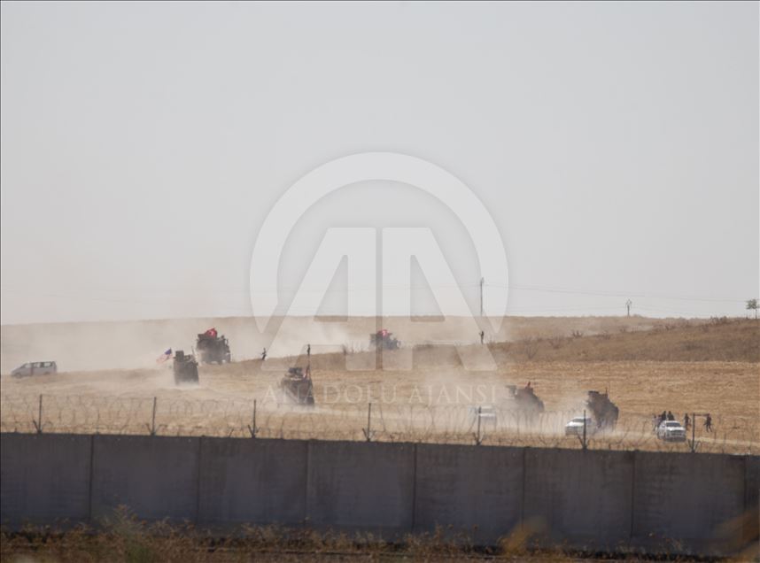 نخستین گشتزنی زمینی ترکیه و آمریکا در شرق فرات آغاز شد