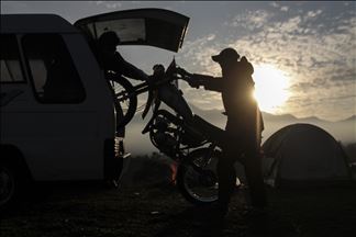 Balapan motocross klasik di Bogor