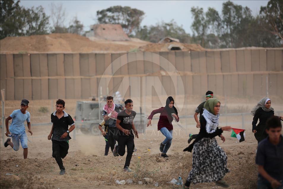 راهپیمایی بازگشت بزرگ فلسطینی‌ها در نوار غزه
