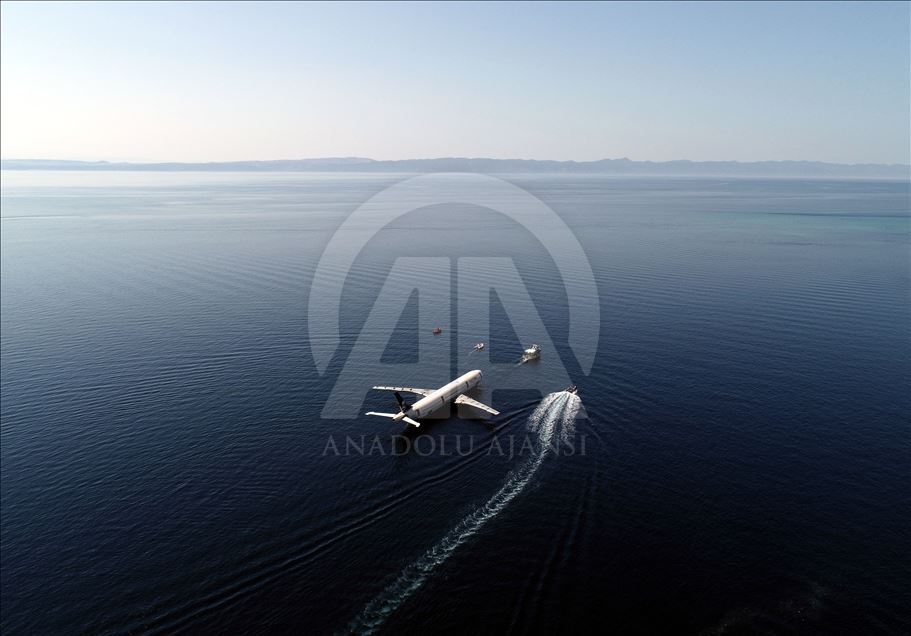 "Emekli uçak" dalgıçları Saros'a çekiyor
