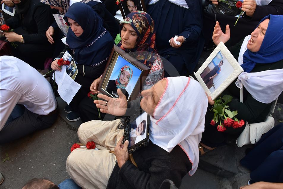 Diyarbakır annelerinin oturma eylemine destek ziyaretleri