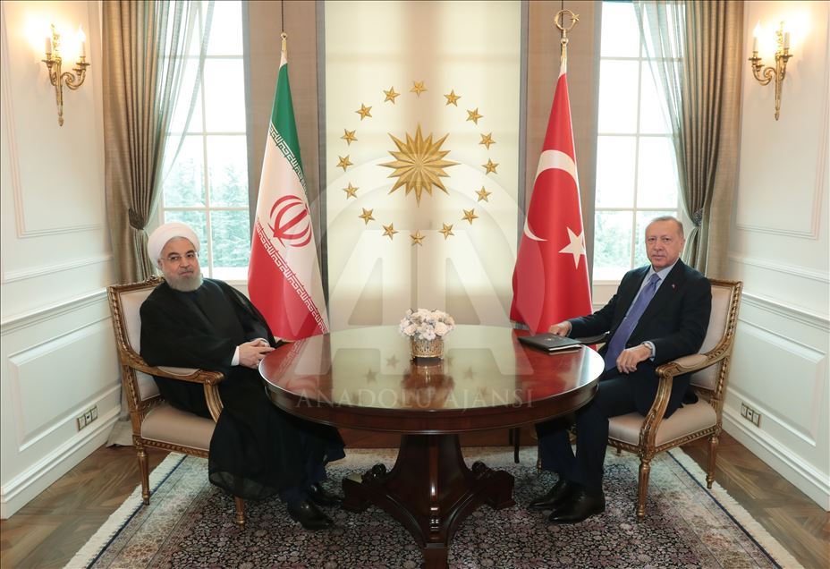 دیدار اردوغان و روحانی در آنکارا آغاز شد
