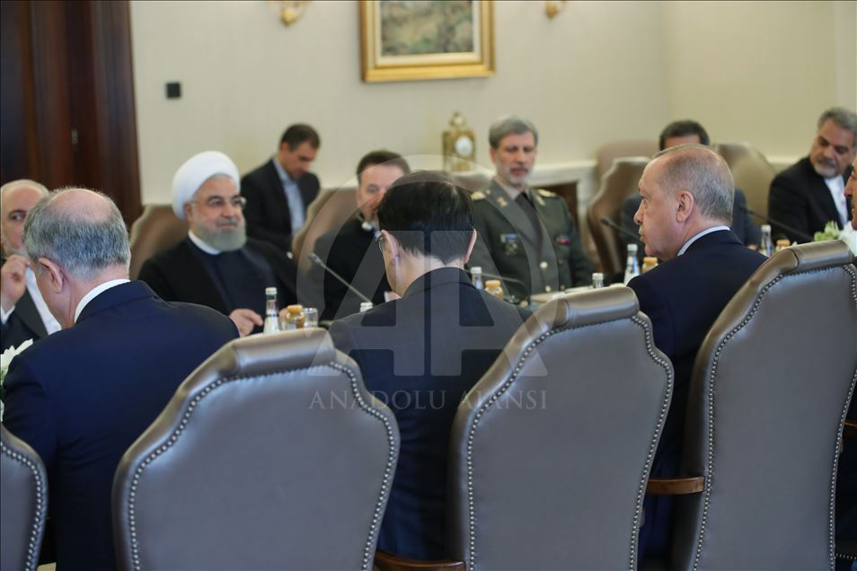 Türkiye Cumhurbaşkanı Erdoğan - İran Cumhurbaşkanı Ruhani

