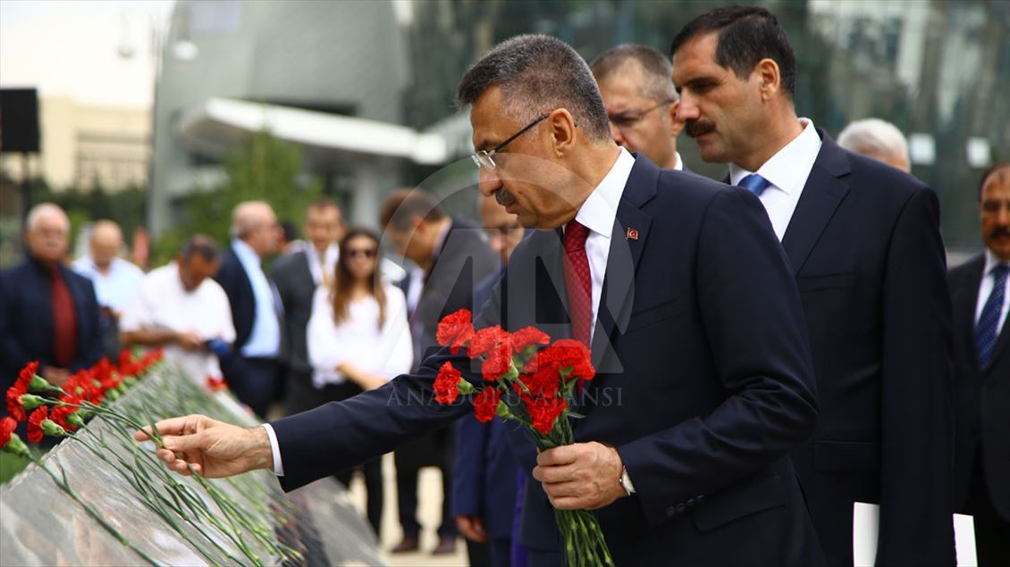  Cumhurbaşkanı Yardımcısı Oktay, Azerbaycan'da