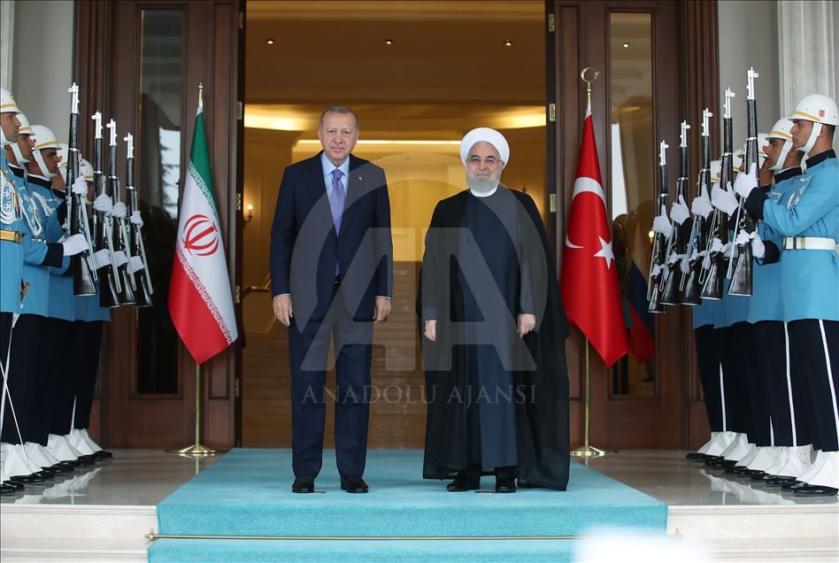 دیدار اردوغان و روحانی در آنکارا آغاز شد