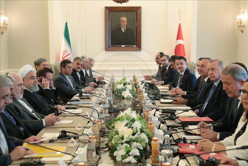 Türkiye Cumhurbaşkanı Erdoğan - İran Cumhurbaşkanı Ruhani

