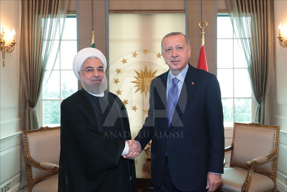 Türkiye Cumhurbaşkanı Erdoğan - İran Cumhurbaşkanı Ruhani 