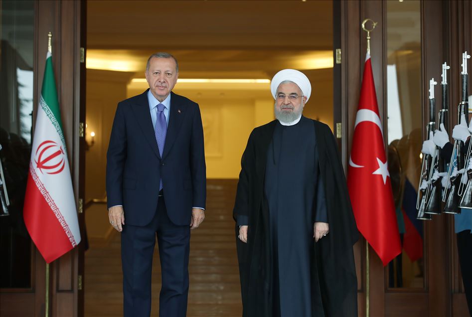 أردوغان يلتقي روحاني قبيل القمة الثلاثية حول سوريا