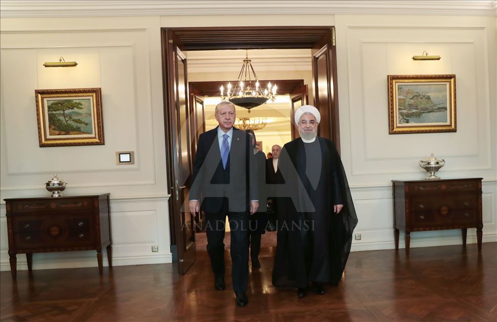 دیدار اردوغان و روحانی در آنکارا آغاز شد