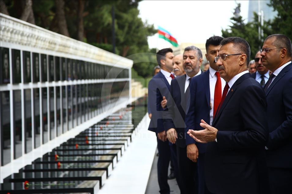 Cumhurbaşkanı Yardımcısı Oktay, Azerbaycan'da 