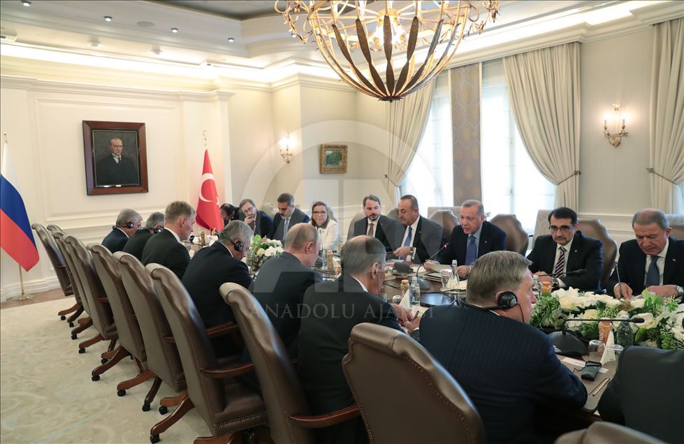 Türkiye Cumhurbaşkanı Erdoğan - Rusya Devlet Başkanı Putin