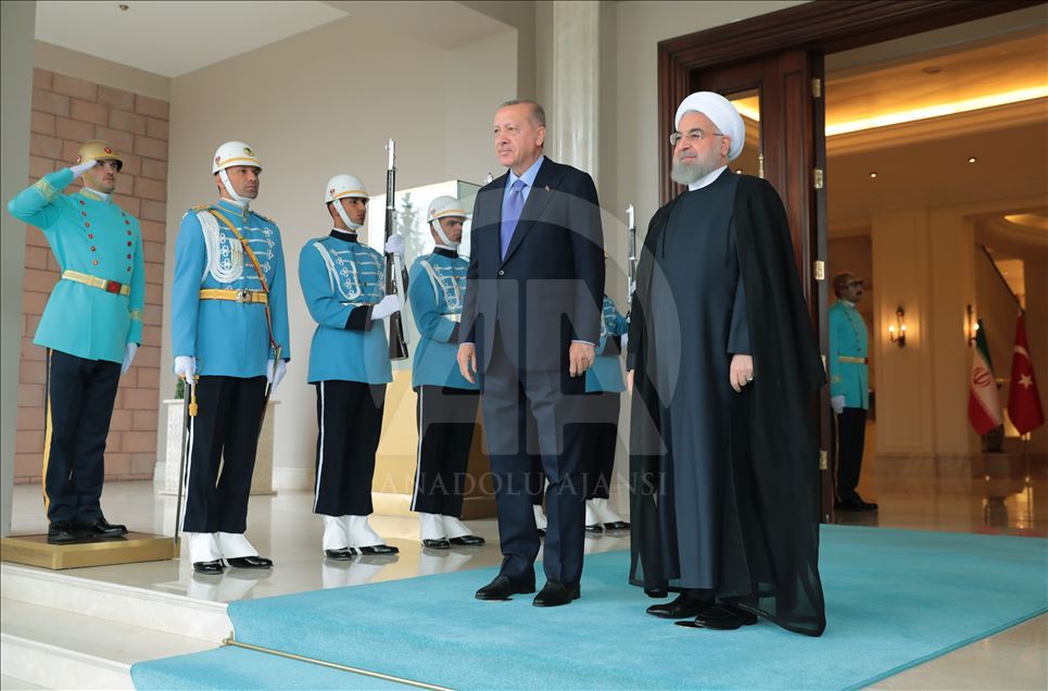 دیدار اردوغان و روحانی در آنکارا آغاز شد