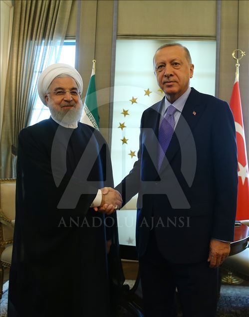 دیدار اردوغان و روحانی در آنکارا آغاز شد